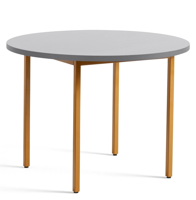 Two Colour Table Tisch 105 cm Hay Hellgrau - Ocker