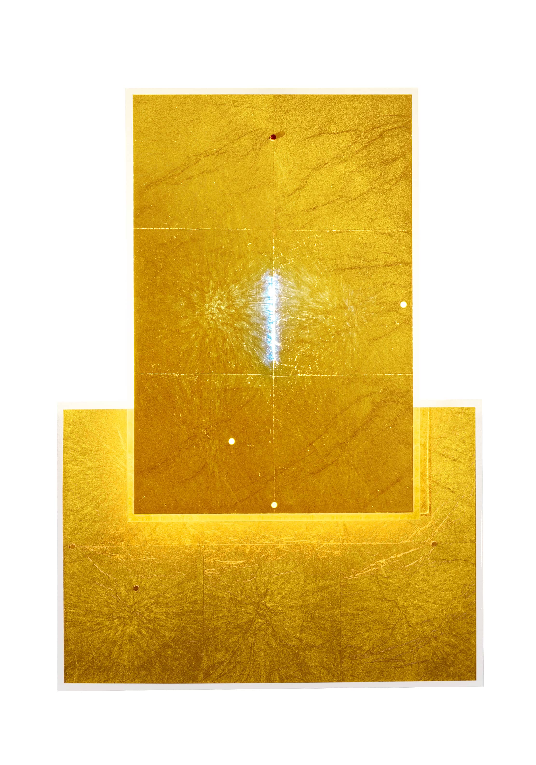 24 Karat Blau Flat Wandleuchte Ingo Maurer 