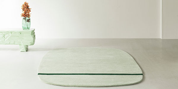Oona Teppich MINT 140 x 140 cm Normann Copenhagen EINZELSTÜCK 