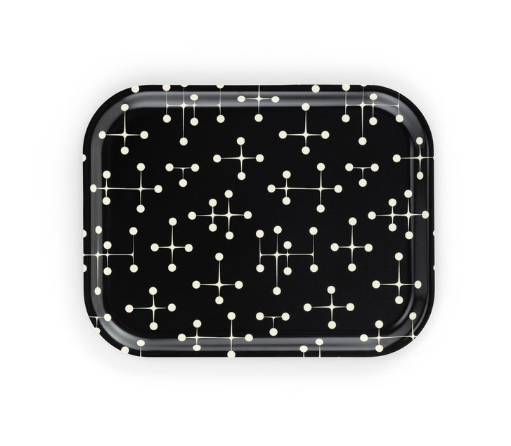Classic Tray Medium Tablett Vitra Dot Pattern reverse dark