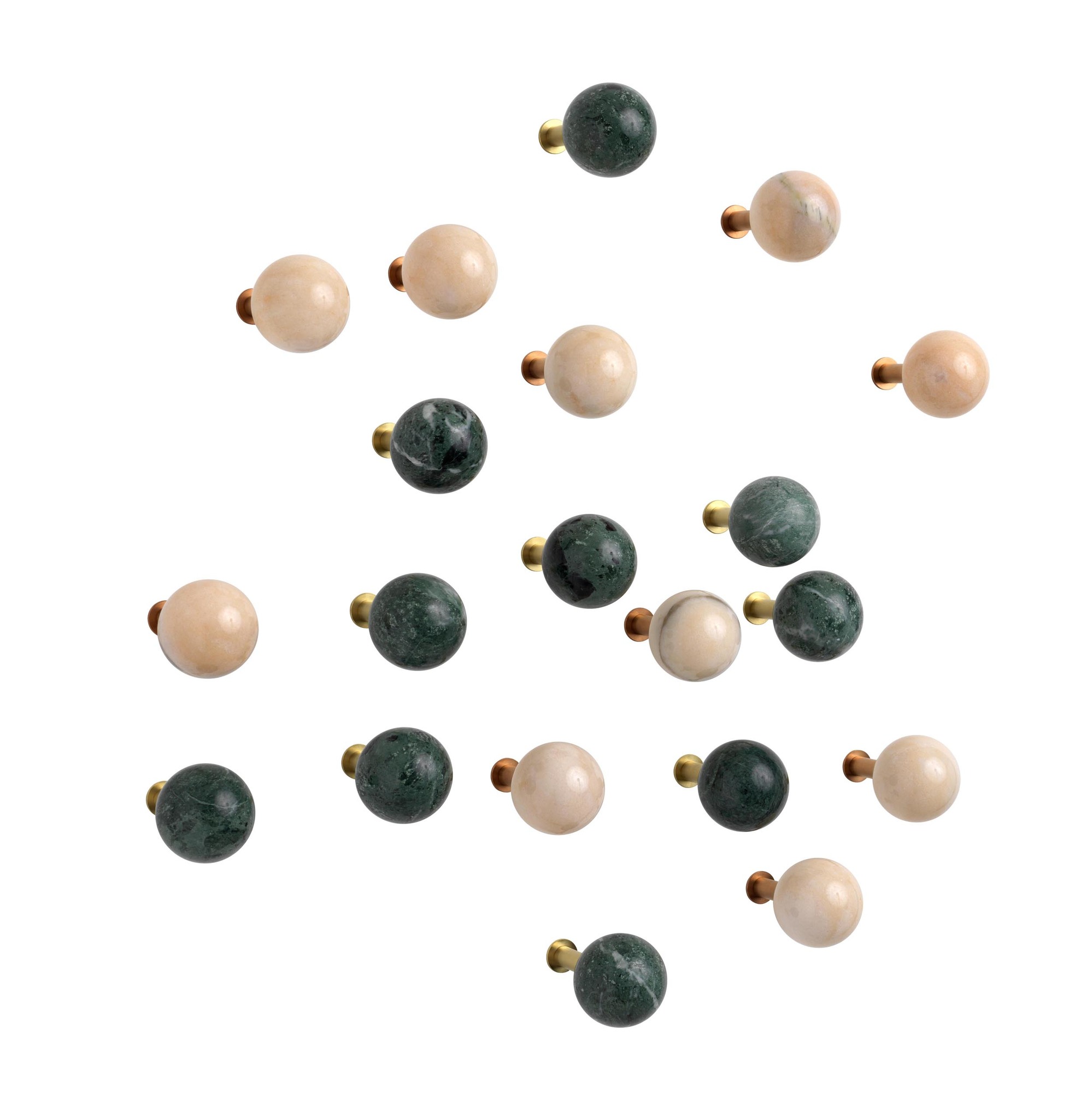 Dots Stone Wandhaken schwarz Schönbuch