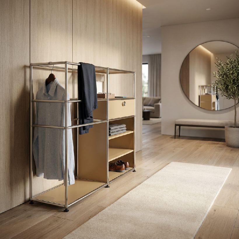 Garderobe USM Haller Reinweiss