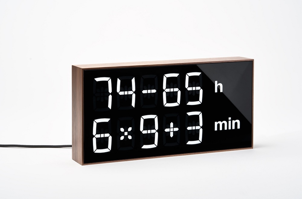 Digital clock LED Digitaluhr / Tischuhr / Wanduhr Albert Clock Schwarz