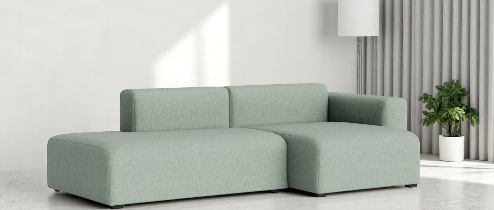 Mags Sofa 2,5-Sitzer Combination 3 low Armrest mit Armlehne rechts Hay 