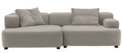Alphabet 3-Sitzer Sofa Armlehne Links Fritz Hansen