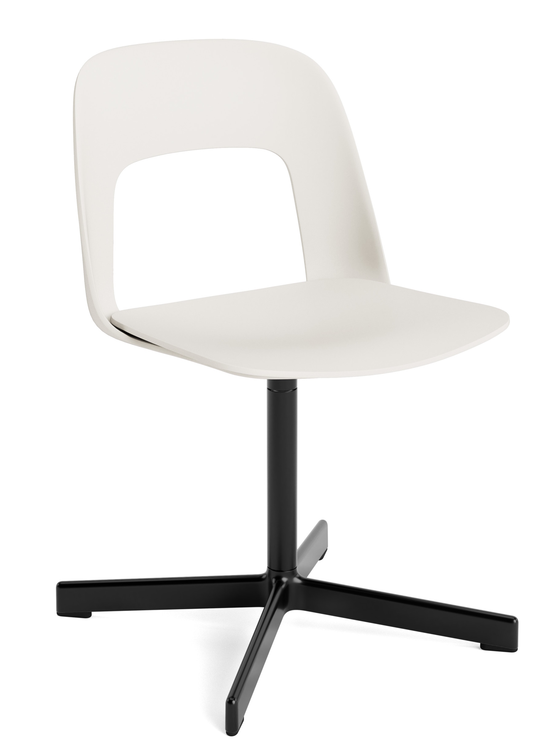 Layout Side Chair 131 4-Stern Drehfuß Stuhl Hay