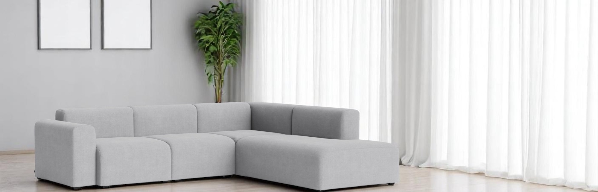Mags Sofa Corner Combination 2 Low Armrest mit Armlehne rechts Hay