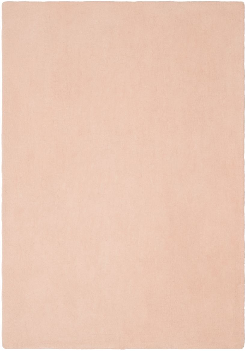 Rechteckiger, rosa Filzteppich (180x260 cm) von myfelt. Moderner Teppich für Wohnzimmer und Schlafzimmer.