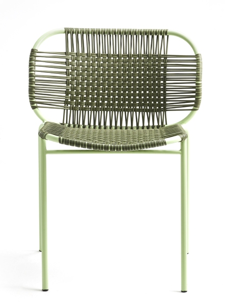 Cielo Stacking Chair Stapelbarer Stuhl Outdoor ames Olive grün - Pastell grün