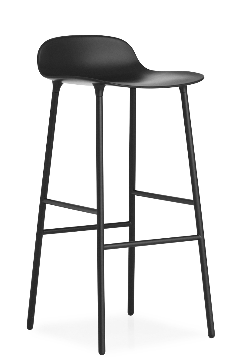 Form Barstool Barhocker H 75 cm Stahl Normann Copenhagen