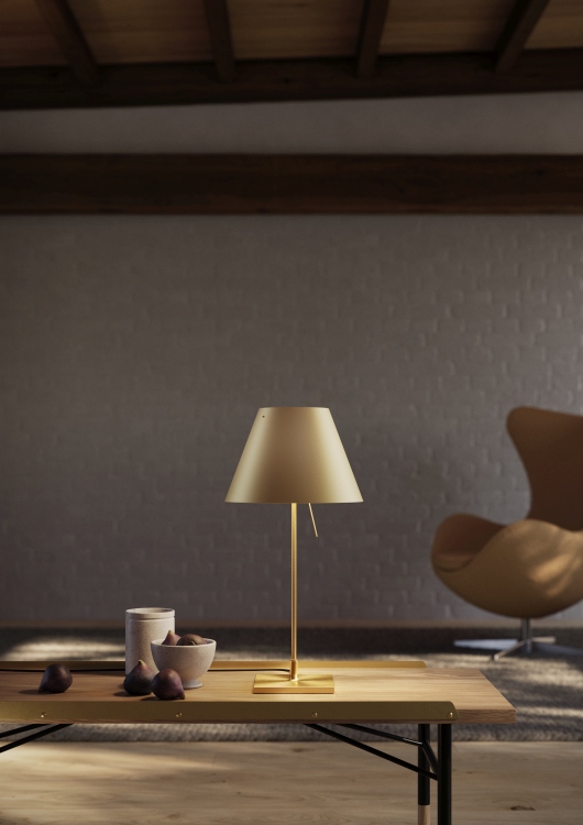 Costanzina Tischleuchte MESSING Luceplan LIMITED EDITION 
