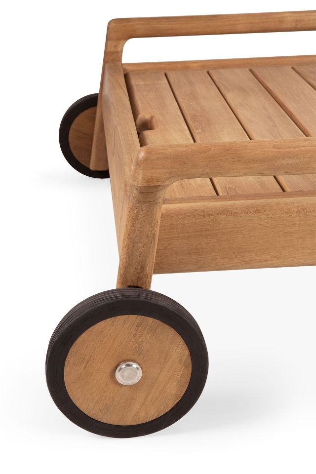 Jack Outdoor verstellbare Liege Teak Ethnicraft Natural