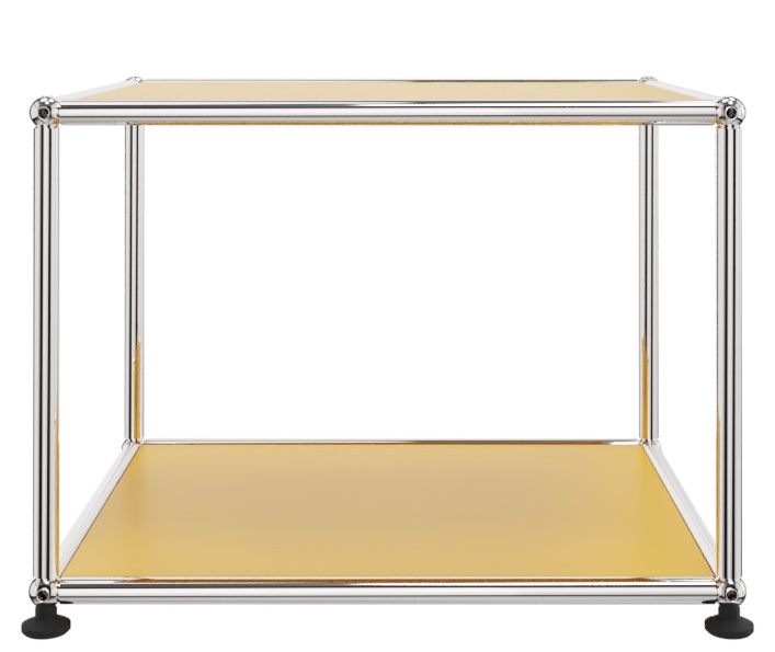 USM Haller Beistellmöbel offen schmal Goldgelb 