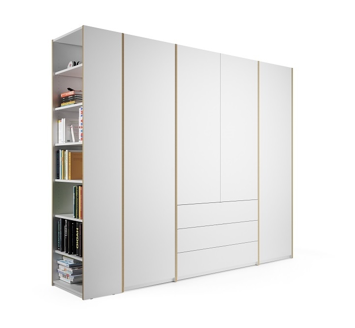 MODULAR PLUS Schrank mit Anbauregal links Müller Möbelwerkstätten