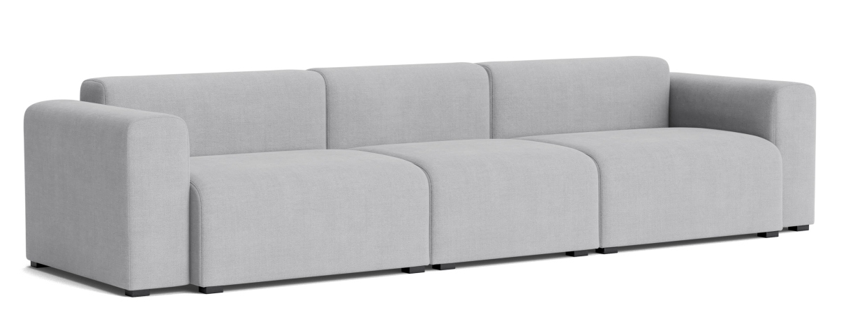 Mags Sofa 3-Sitzer Combination 1 Low Armrest Hay