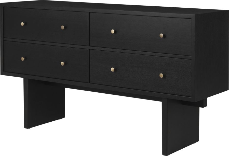 Private Sideboard Eiche braun / schwarz gebeizt Furnier Gubi