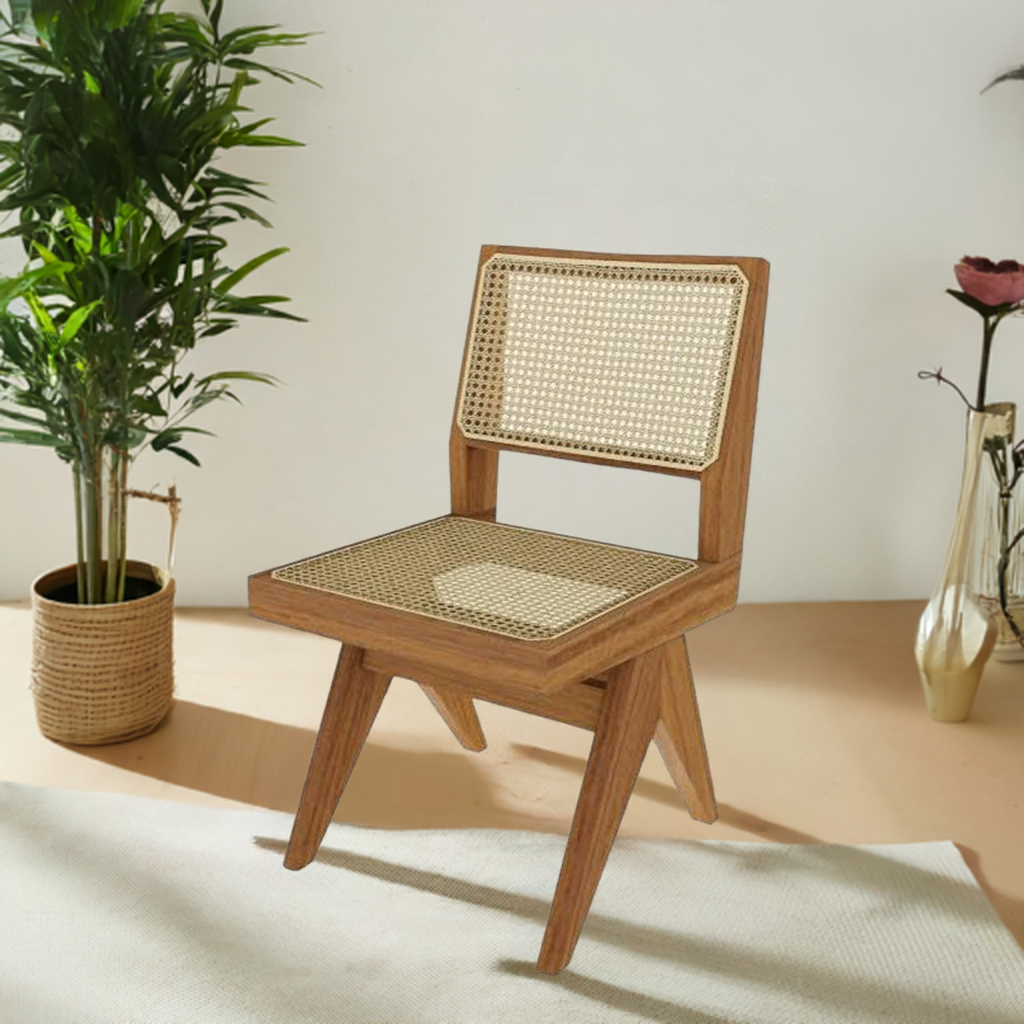 Capitol Complex Chair Stuhl TEAK NATUR Cassina EINZELSTÜCK (4x Stück vorhanden)