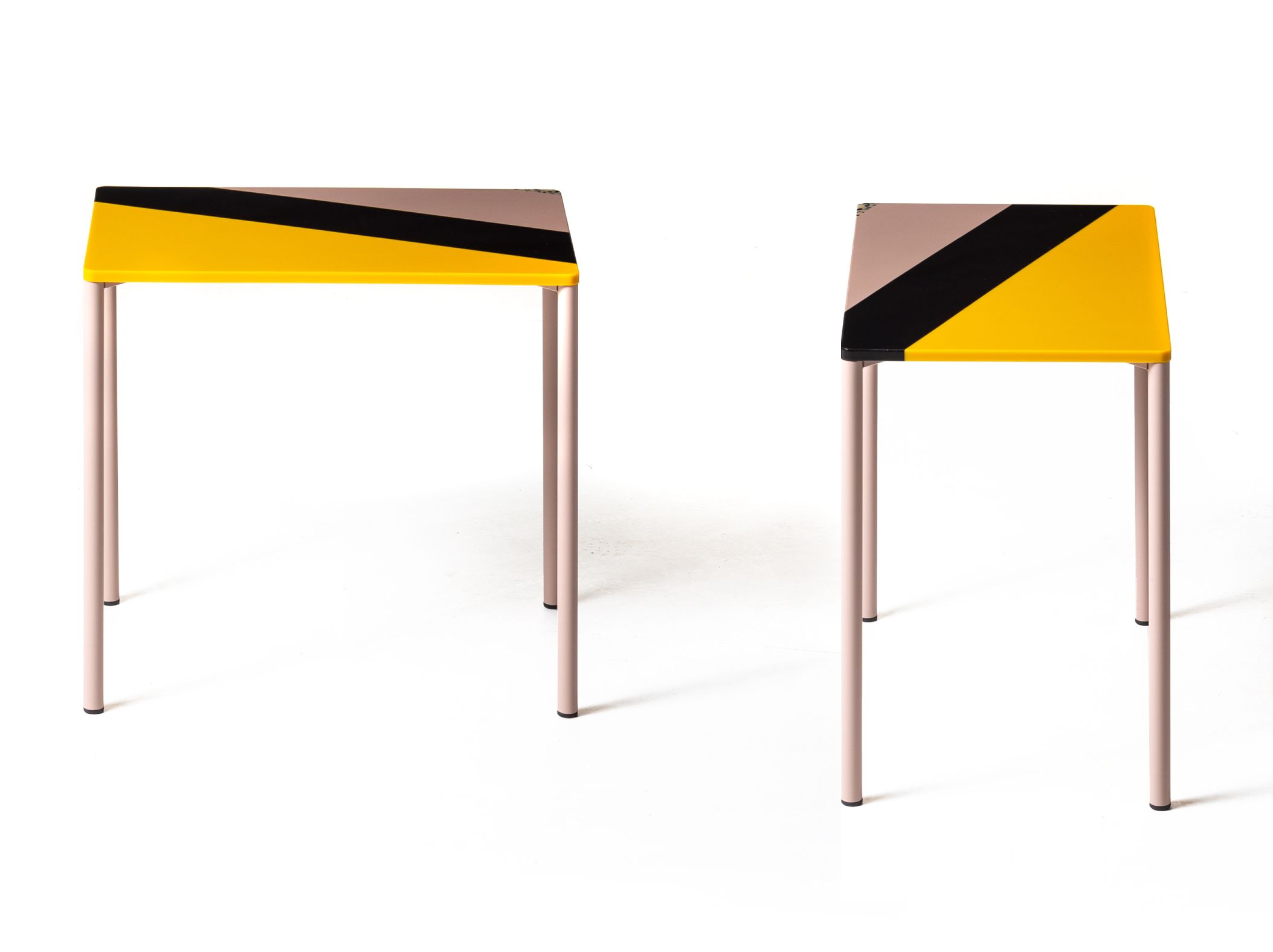 Fishbone Tisch 54x34x50 gelb Moroso 