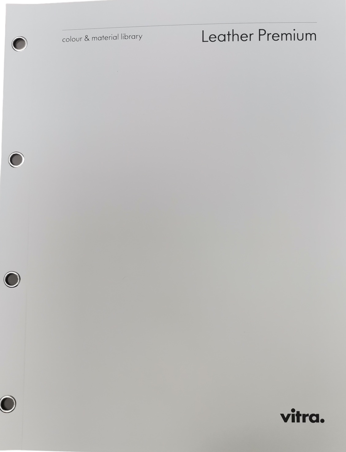 Ledermusterkarte Leder Premium / Premium F Vitra