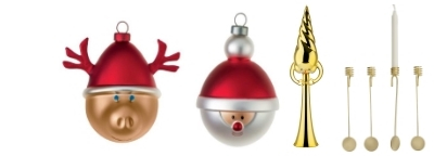 Christbaumschmuck und Kugeln