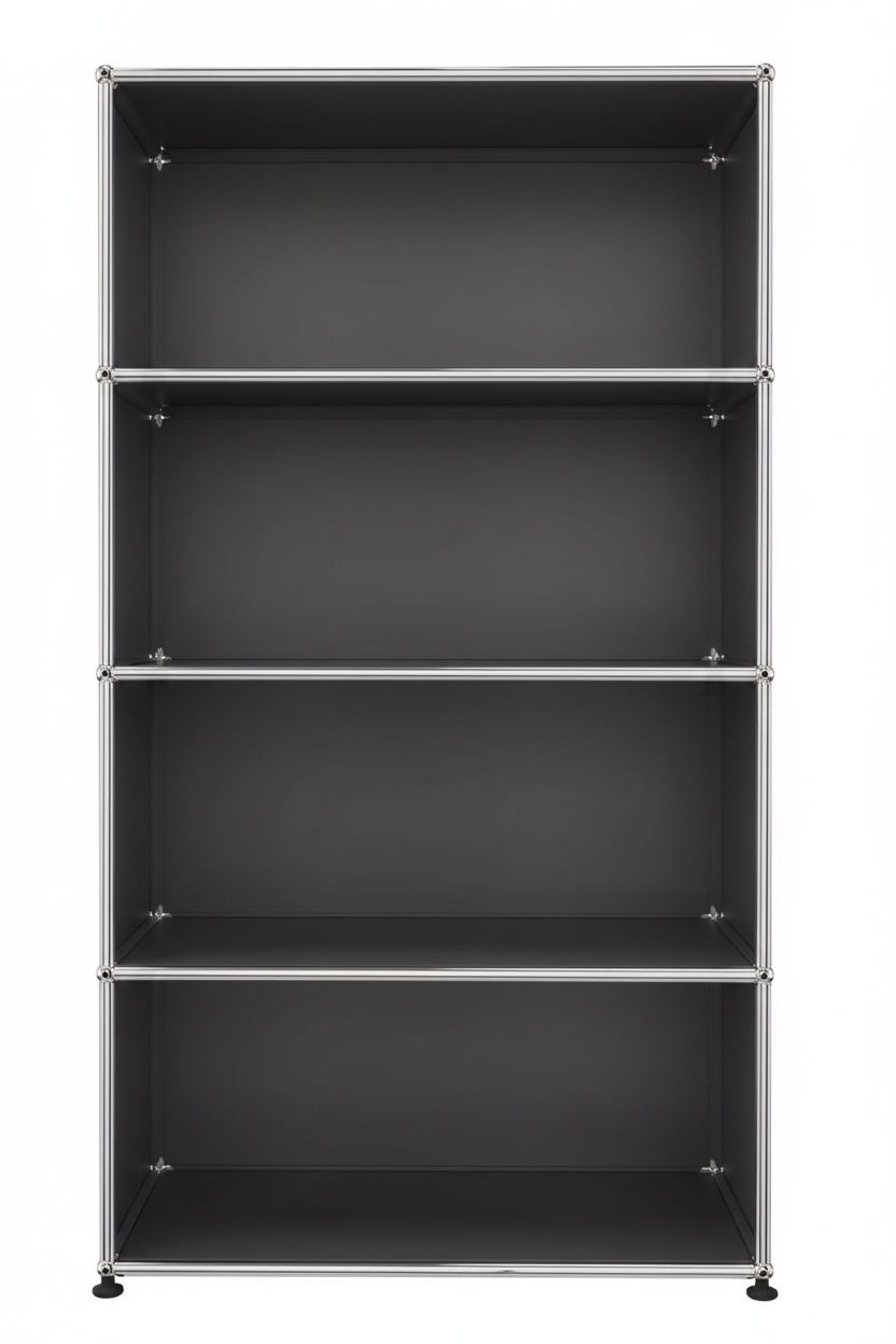 USM Haller Regal Offen H 144 cm Anthrazitgrau