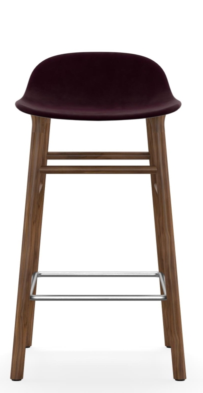 Form Barstool Barhocker H 65 cm Holz Gepolstert Normann Copenhagen