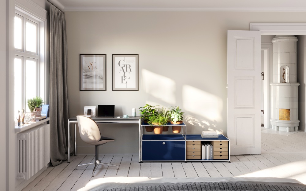 USM HALLER Tisch 125 x 50 cm Home Office