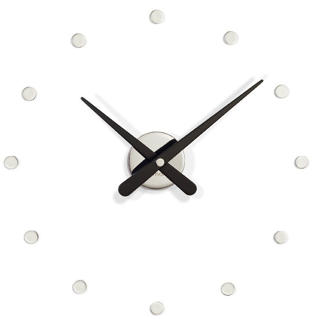 Rodón mini L Wanduhr schwarz nomon