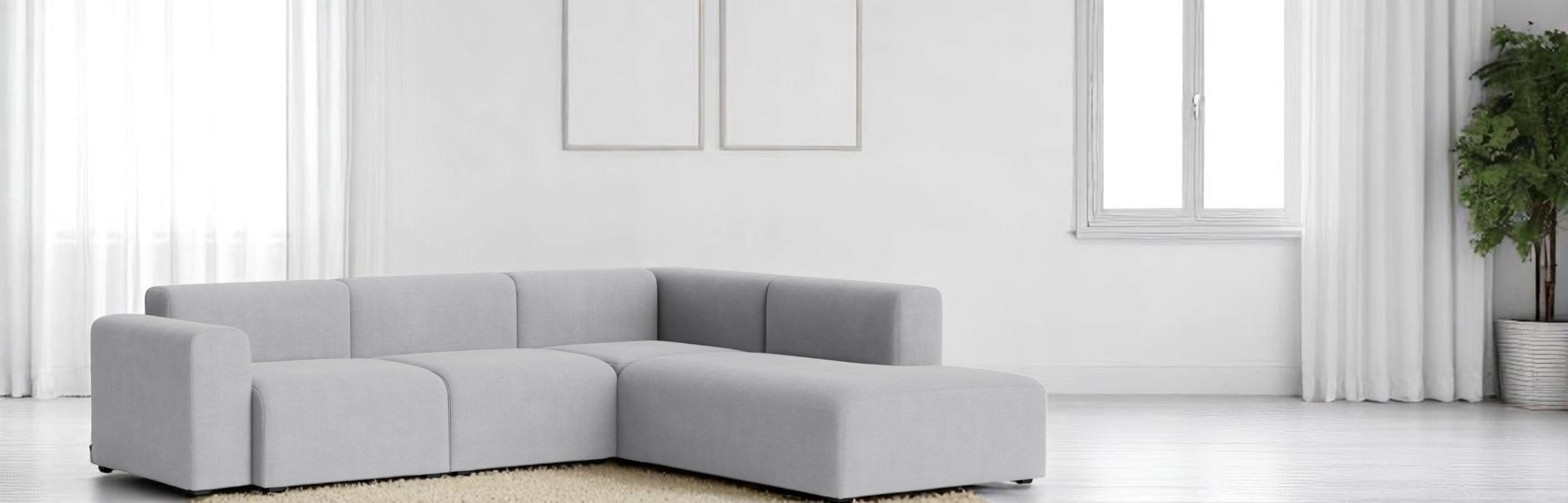 Mags Sofa Corner Combination 2 Low Armrest mit Armlehne rechts Hay