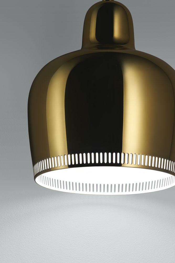 A330S Golden Bell Pendant light Pendelleuchte Artek Messing-Weiss A330S Golden Bell Pendant light Pendelleuchte Artek Messing-Weiss