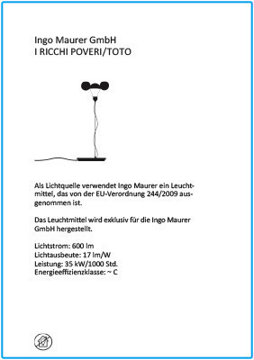 I Ricchi Poveri - Toto Tischlampe Rot Ingo Maurer