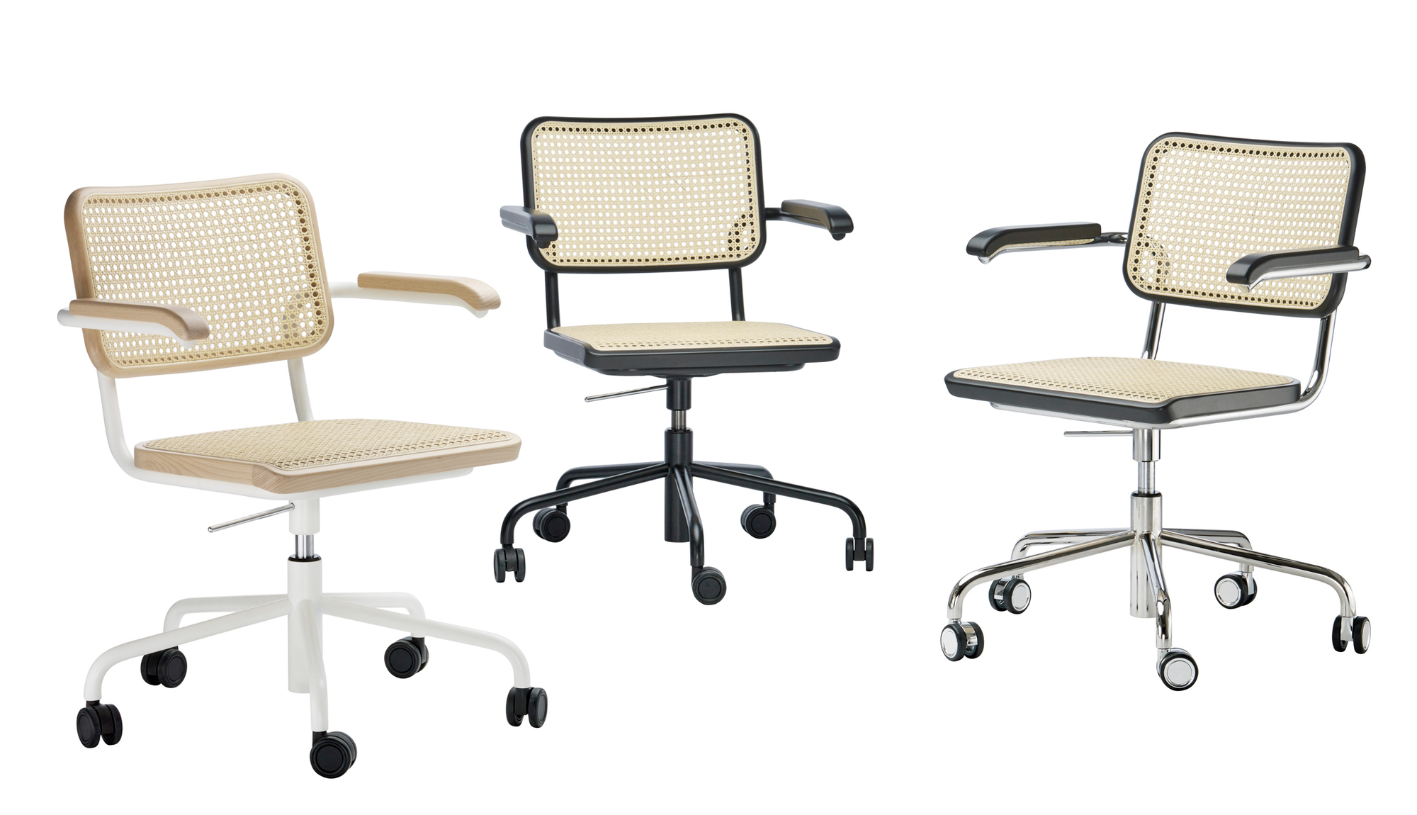 S 64 VDR Atelier Drehstuhl Stahlrohr Thonet