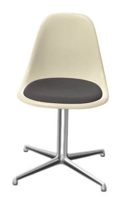 Eames Fiberglass Side Chair DSL mit Sitzpolster Vitra 