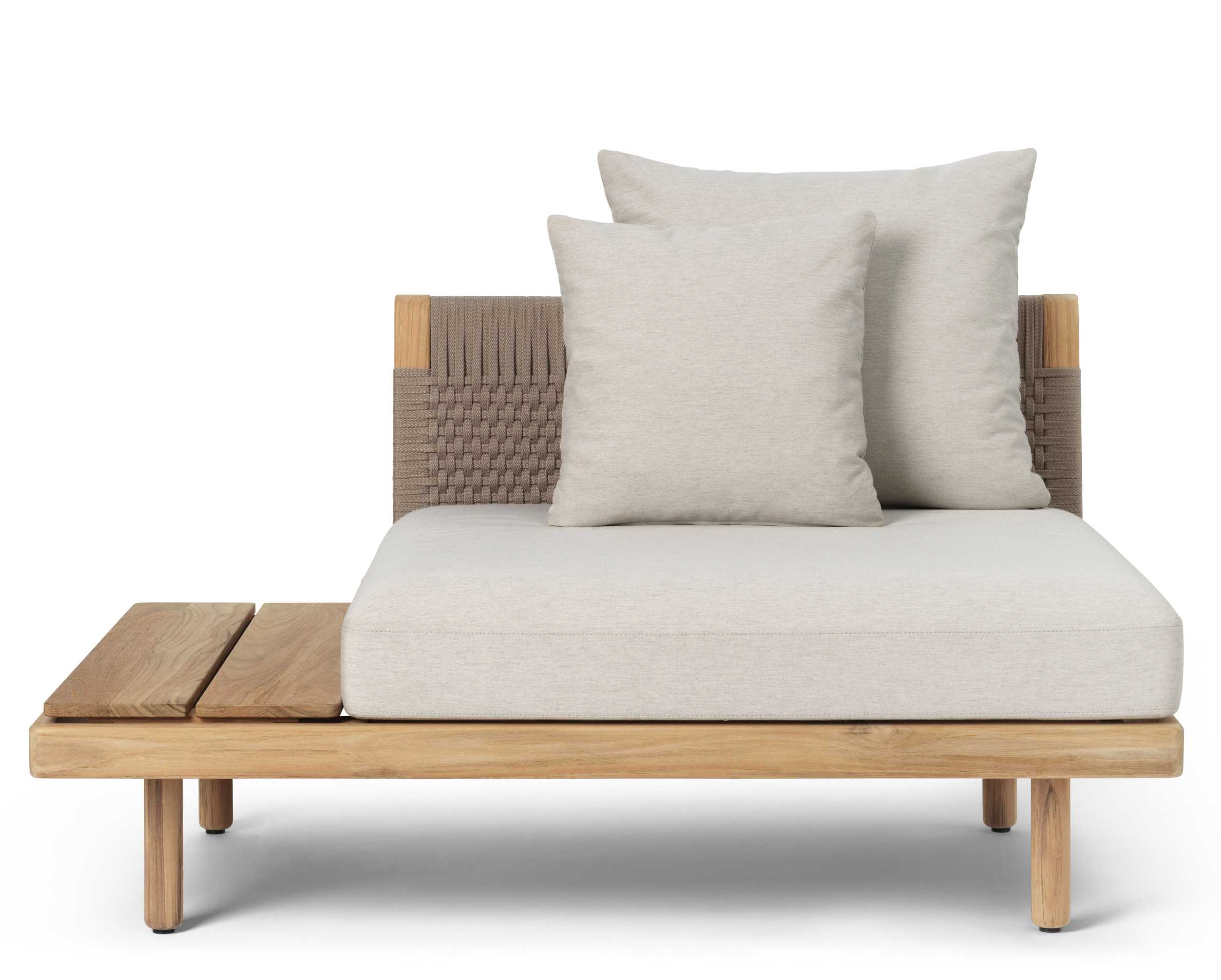 E520 Embrace Sofa Modul mit kurzer Rückenlehne und Beistelltisch Outdoor Carl Hansen & Søn 