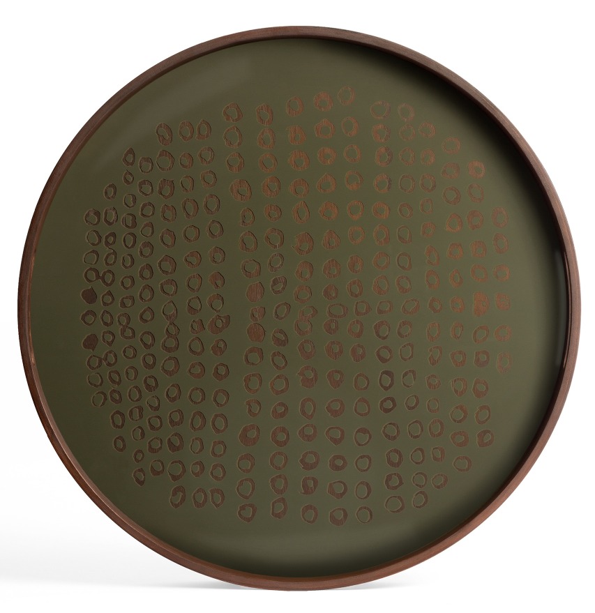 Second Nature Tray Tablett Rund Ethnicraft