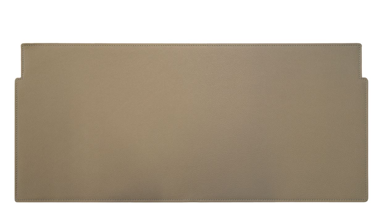 Lederauflage für USM Schreibtisch Innen Leather on Top 50x35 Lichtgrau