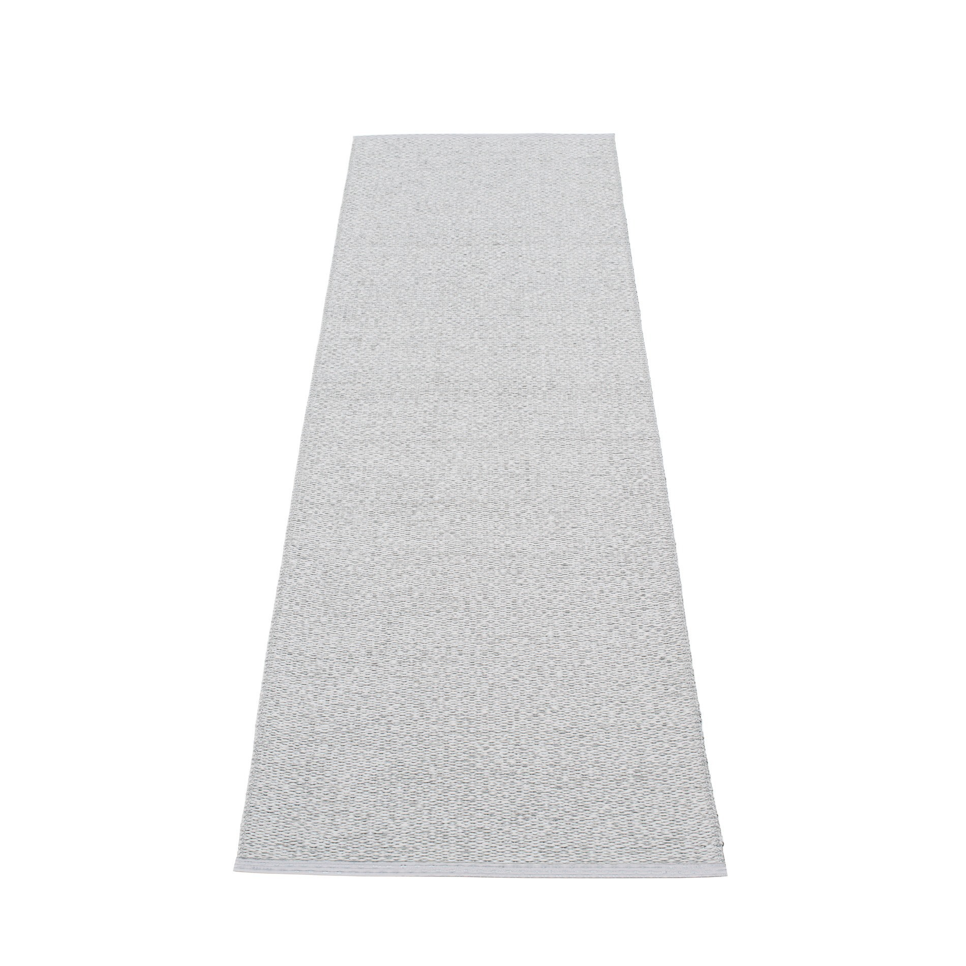 Svea Kunststoffteppich 70x240 cm GRAU METALLIC Pappelina EINZELSTÜCK 