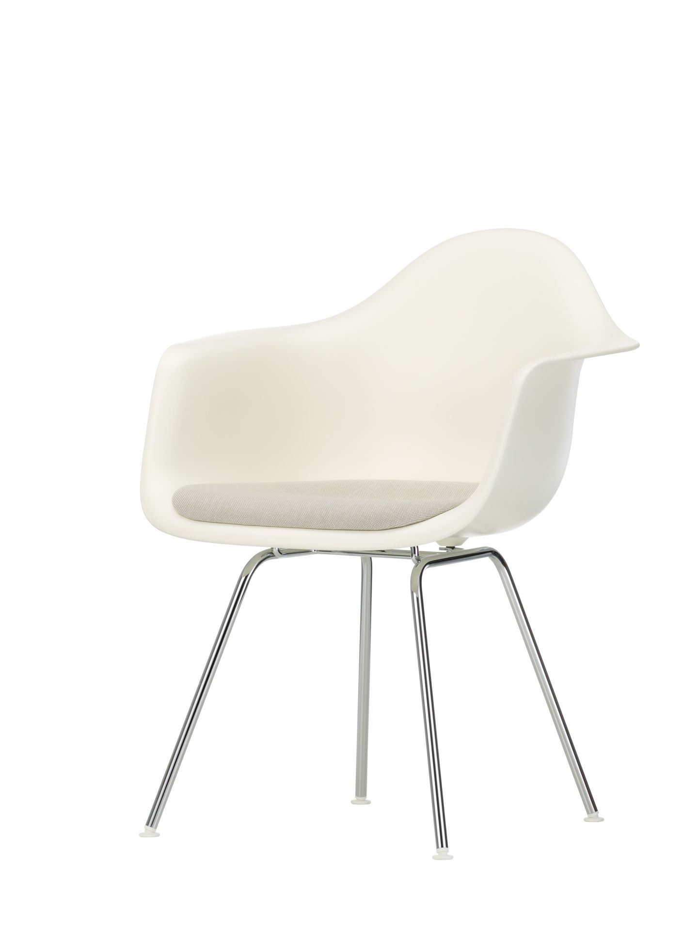 Eames Plastic Arm Chair DAX mit Sitzpolster Vitra