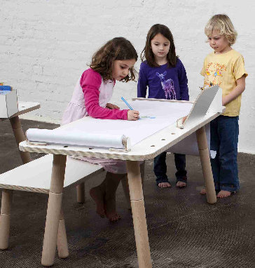 Growing Table Führung und Abreißschiene für Kindertisch Pure Position