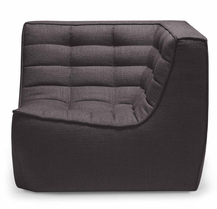 N701 Sofa Ecke dunkel grau Ethnicraft