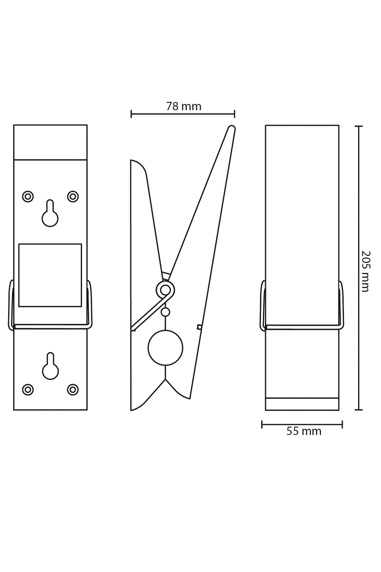 Pince Alors Kleiderhaken Swabdesign Pink Pince Alors Kleiderhaken Swabdesign Pink