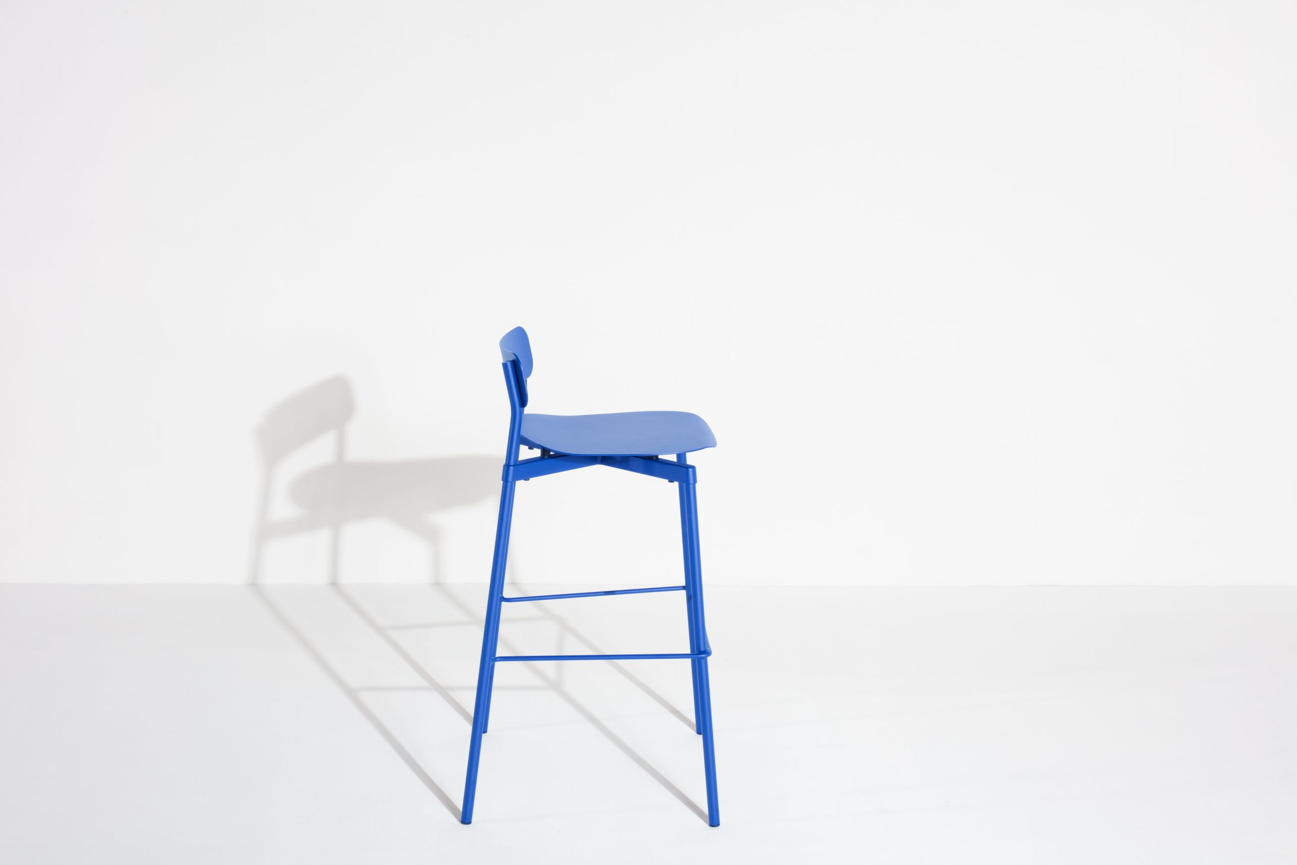 Fromme Barstool Barhocker H 75 cm Petite Friture Blau