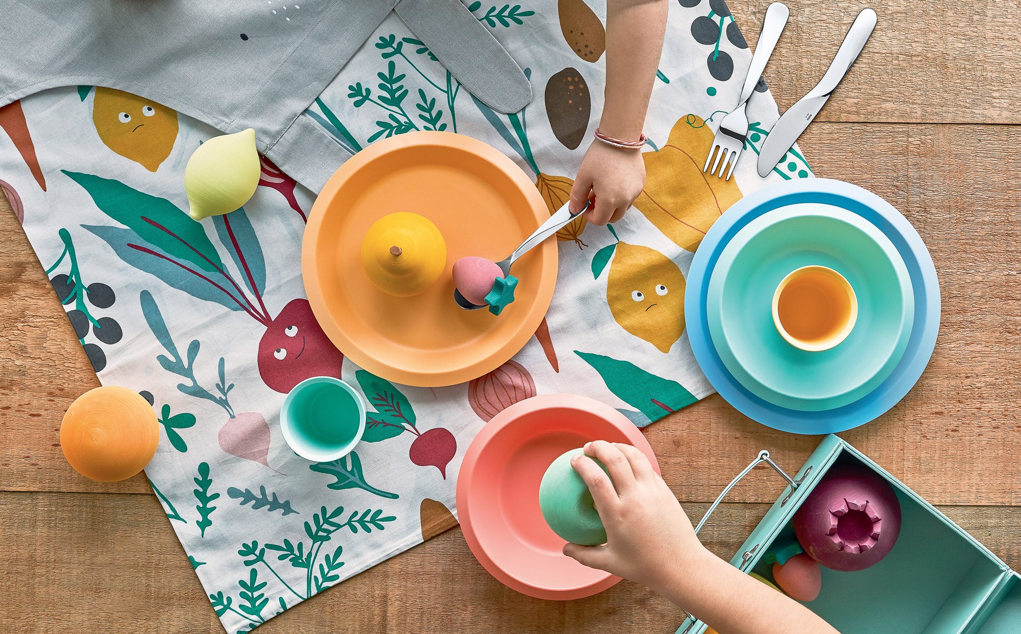 Giro Kids Collection Kinderbesteckgarnitur aus Edelstahl Alessi