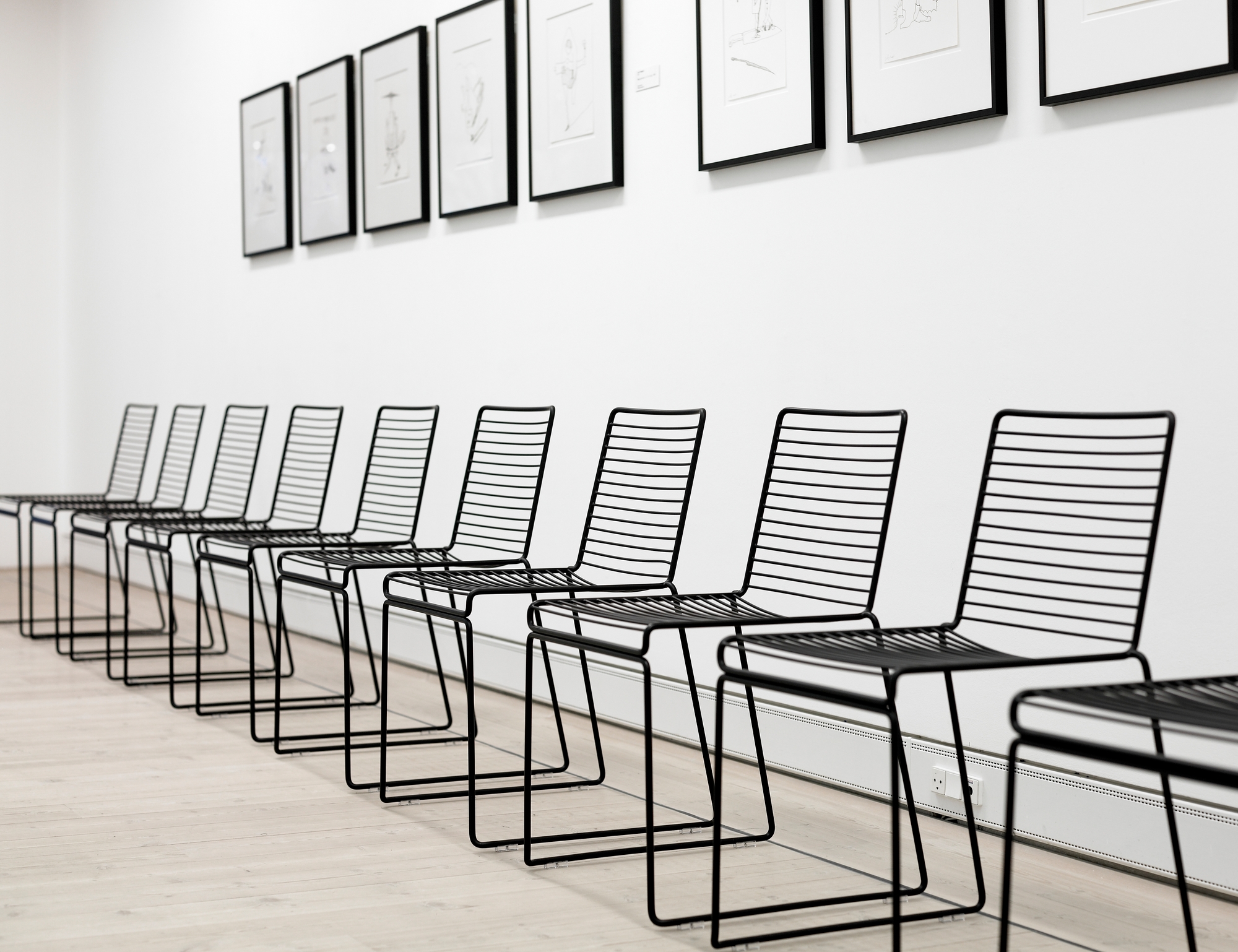 Hee Dining Chair Stuhl SCHWARZ Hay EINZELSTÜCKE 