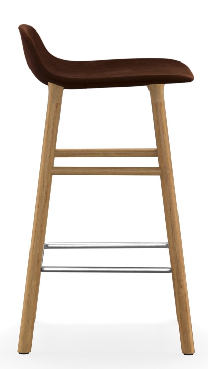 Form Barstool Barhocker H 65 cm Holz Gepolstert Normann Copenhagen