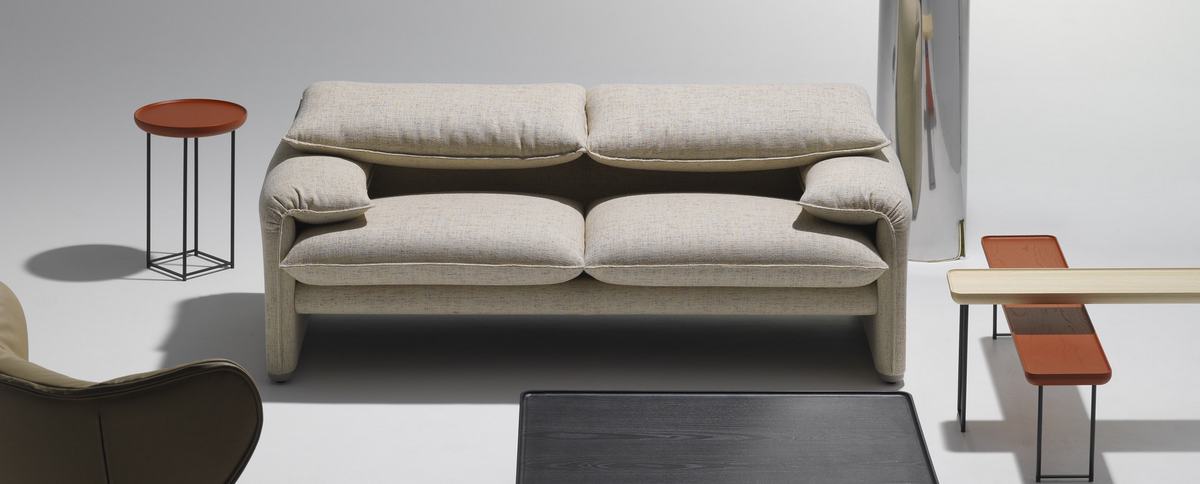 675 Maralunga Sofa Zweisitzer Cassina