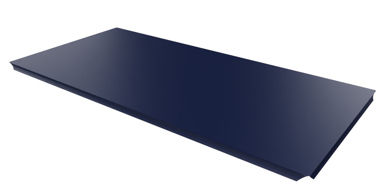 USM Haller Verkleidungselement Metall Ersatzteil stahlblau 75 x 35 cm