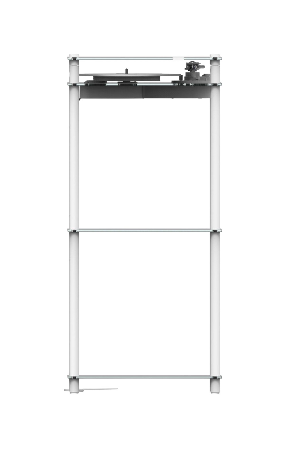 Transparenter Drehscheiben Tisch Transparent