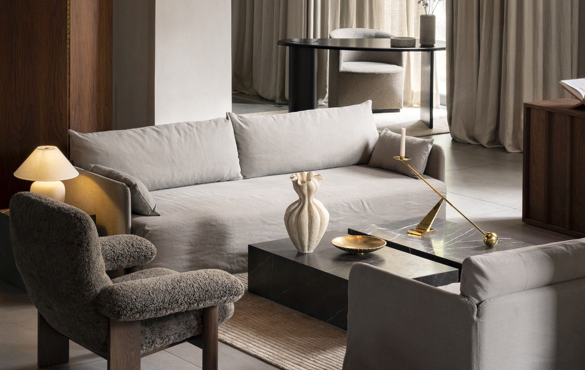 Offset Sofa 3-Sitzer Audo Copenhagen 