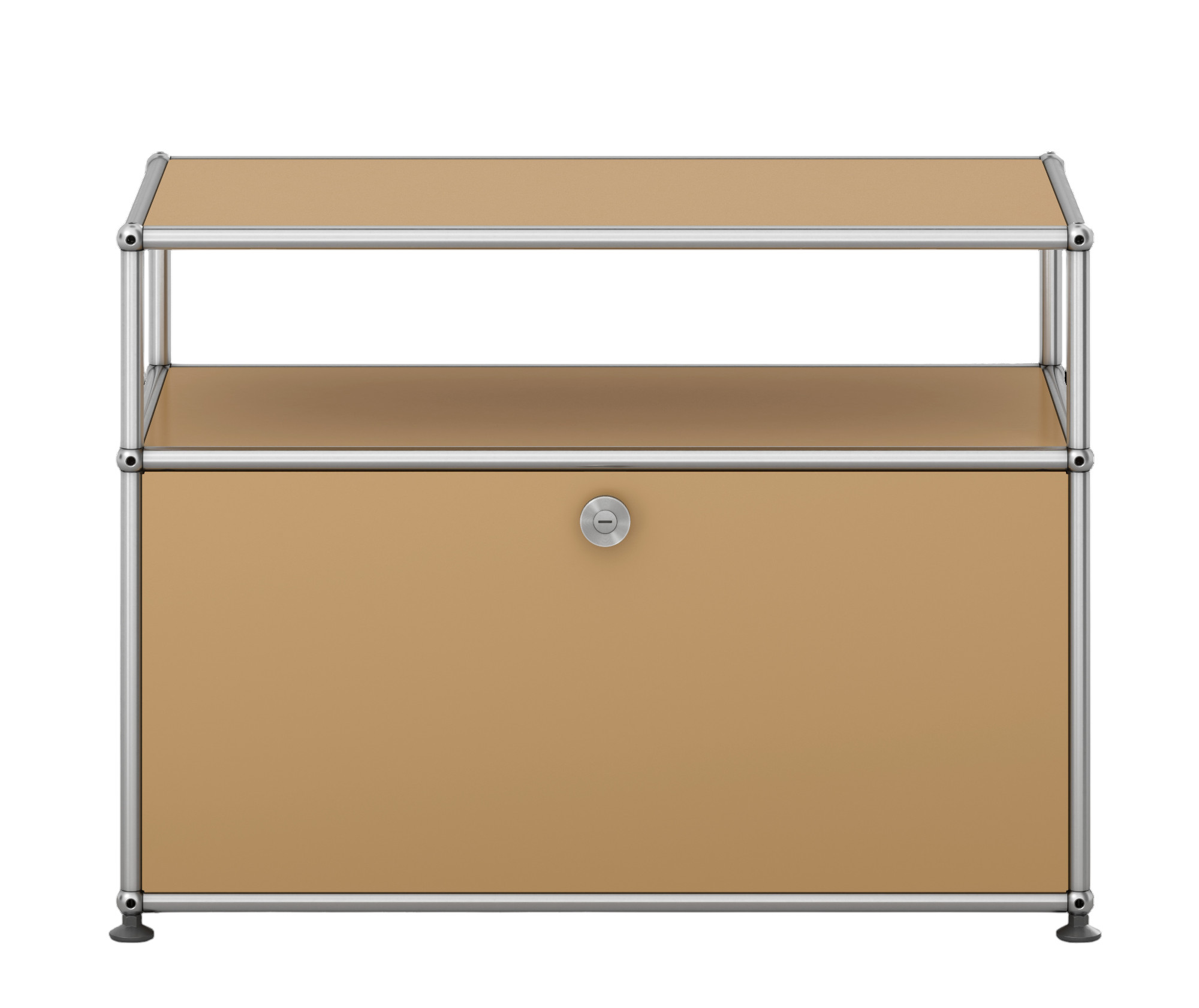 USM Haller Beistellmöbel mit 1 Klappe – QUICK SHIP - beige